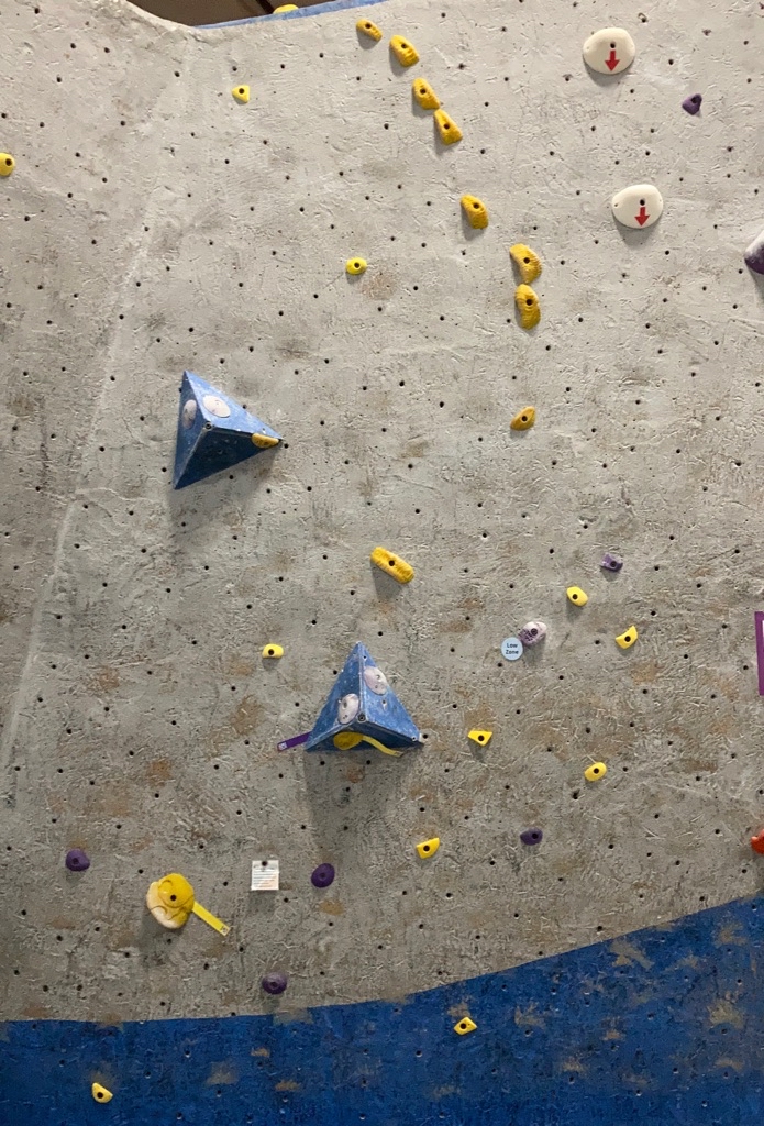 Yellow V5 Pebble Climbing Pebble Climbing